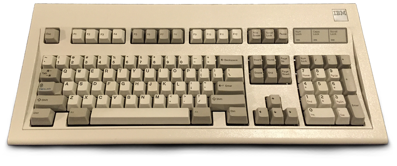 Ibm Spring Computer Keyboard Model Buckling Transparent PNG Image