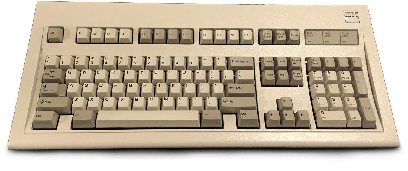 Buckling Spring Computer Keyboard Model Ibm Transparent PNG Image