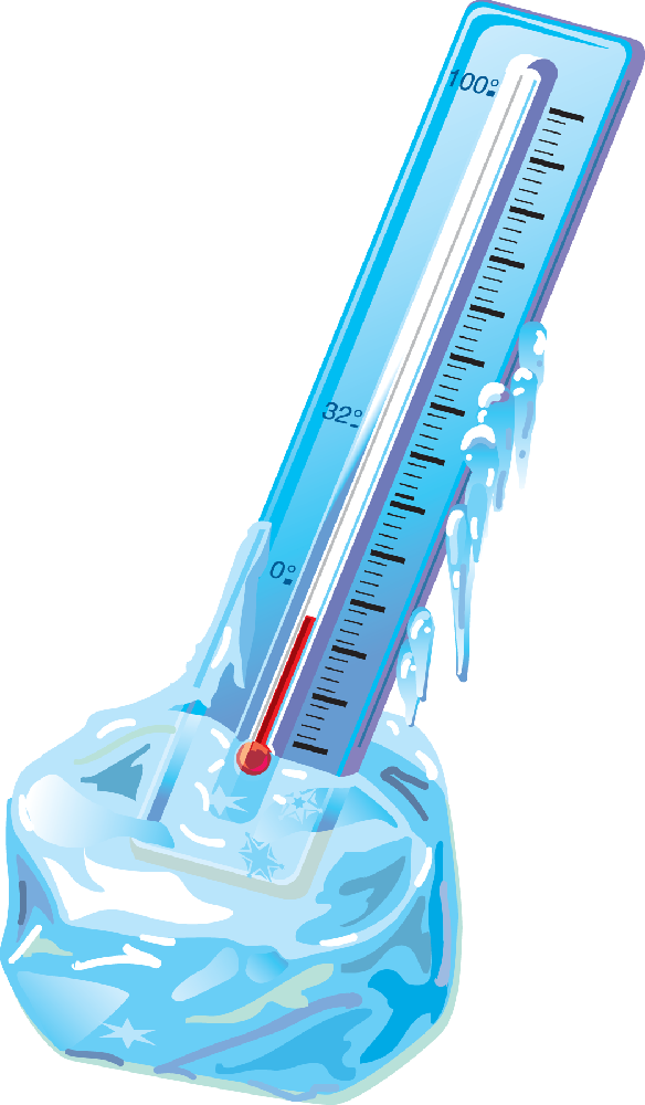 Blue Electric Aqua Thermometer Cold Wind Chill Transparent PNG Image