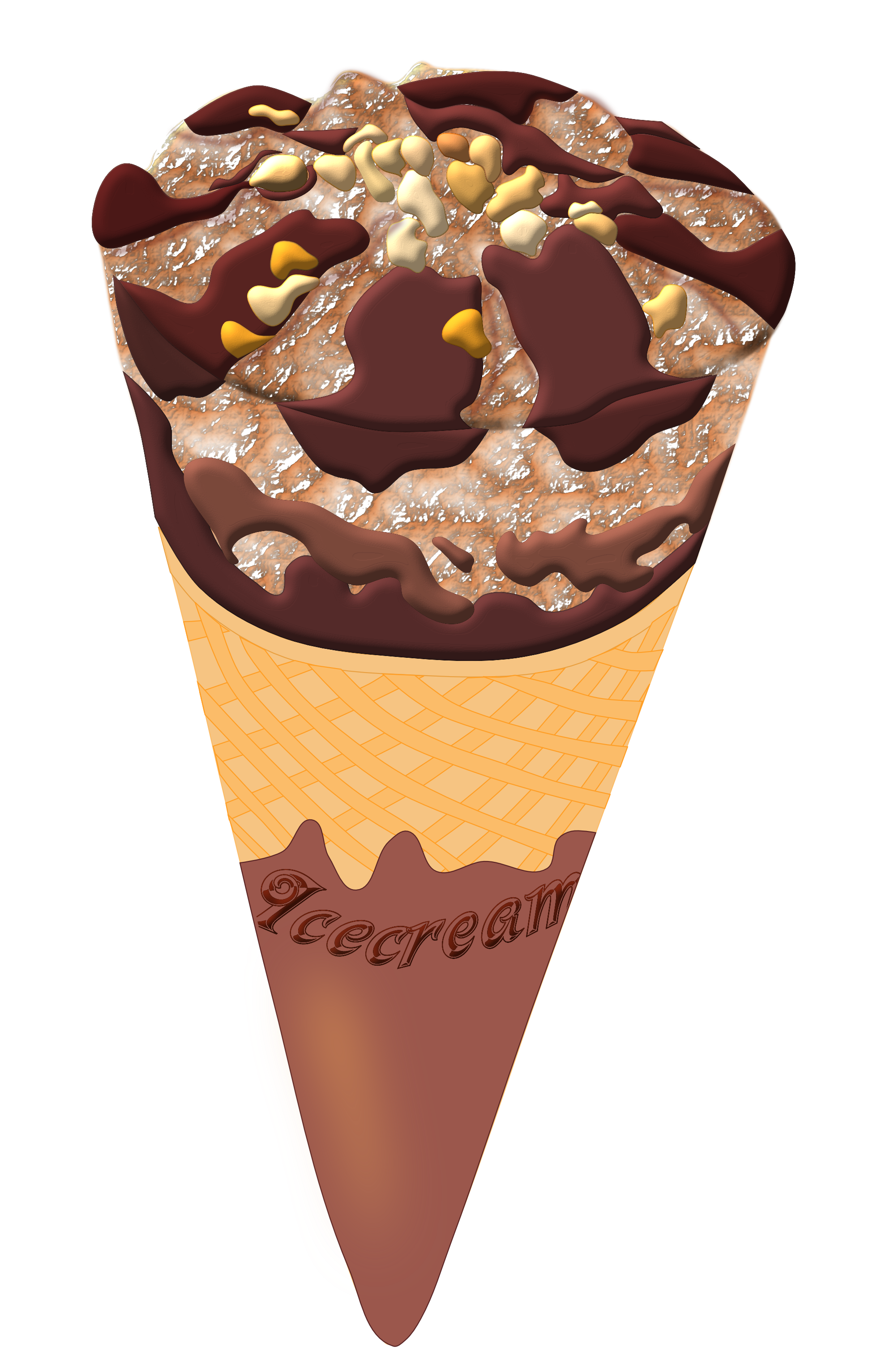 Ice Cream Cone Transparent Transparent PNG Image