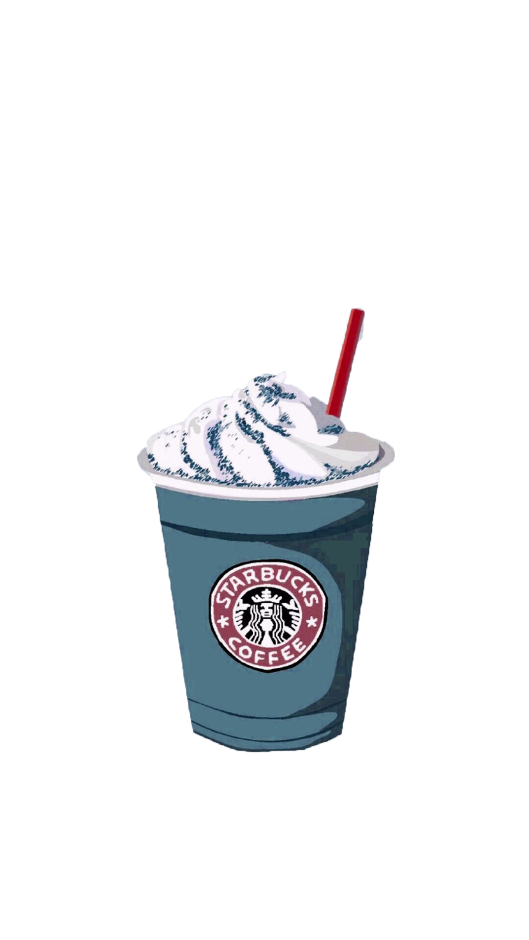 Coffee Frappuccino Ice Starbucks Cream Hand-Painted Transparent PNG Image