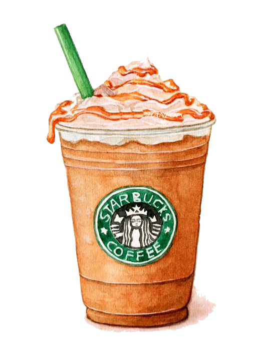 Watercolor Painting Starbucks Ice Cream Download Free Image Transparent PNG Image