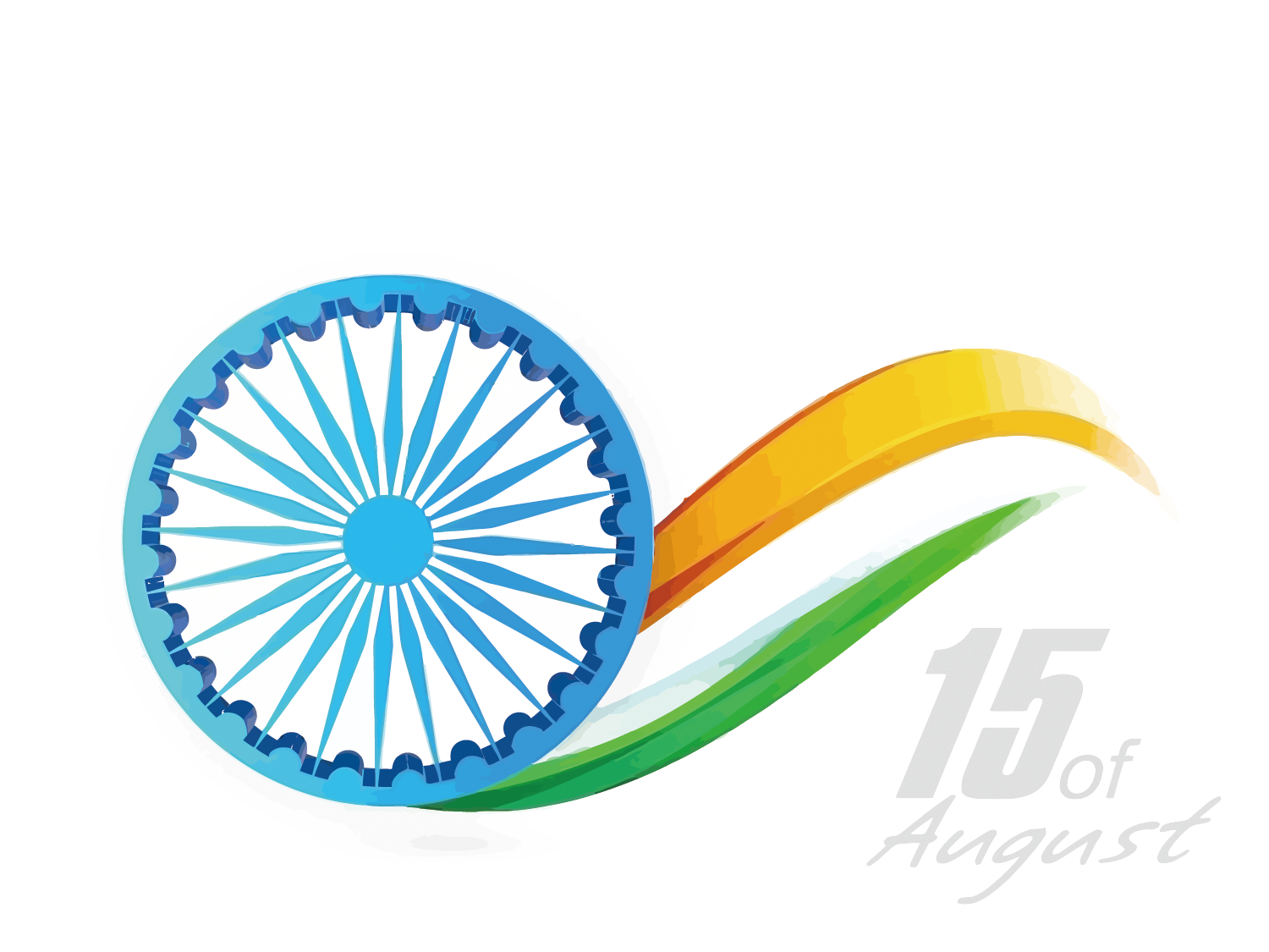 Blue India Indian Republic Circle Day Independence Transparent PNG Image