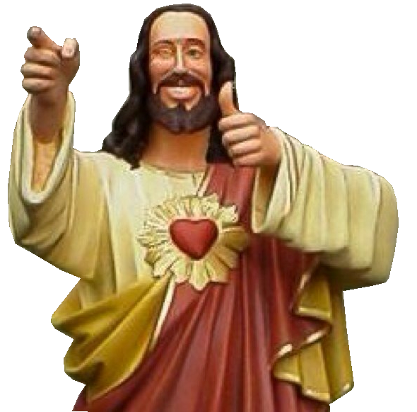 Christ Thumb Signal Jesus Dogma Buddy Transparent PNG Image