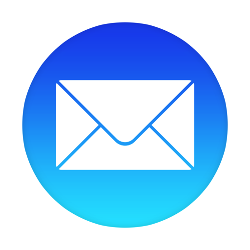 Blue Triangle Electric Area Symbol Mail Transparent PNG Image