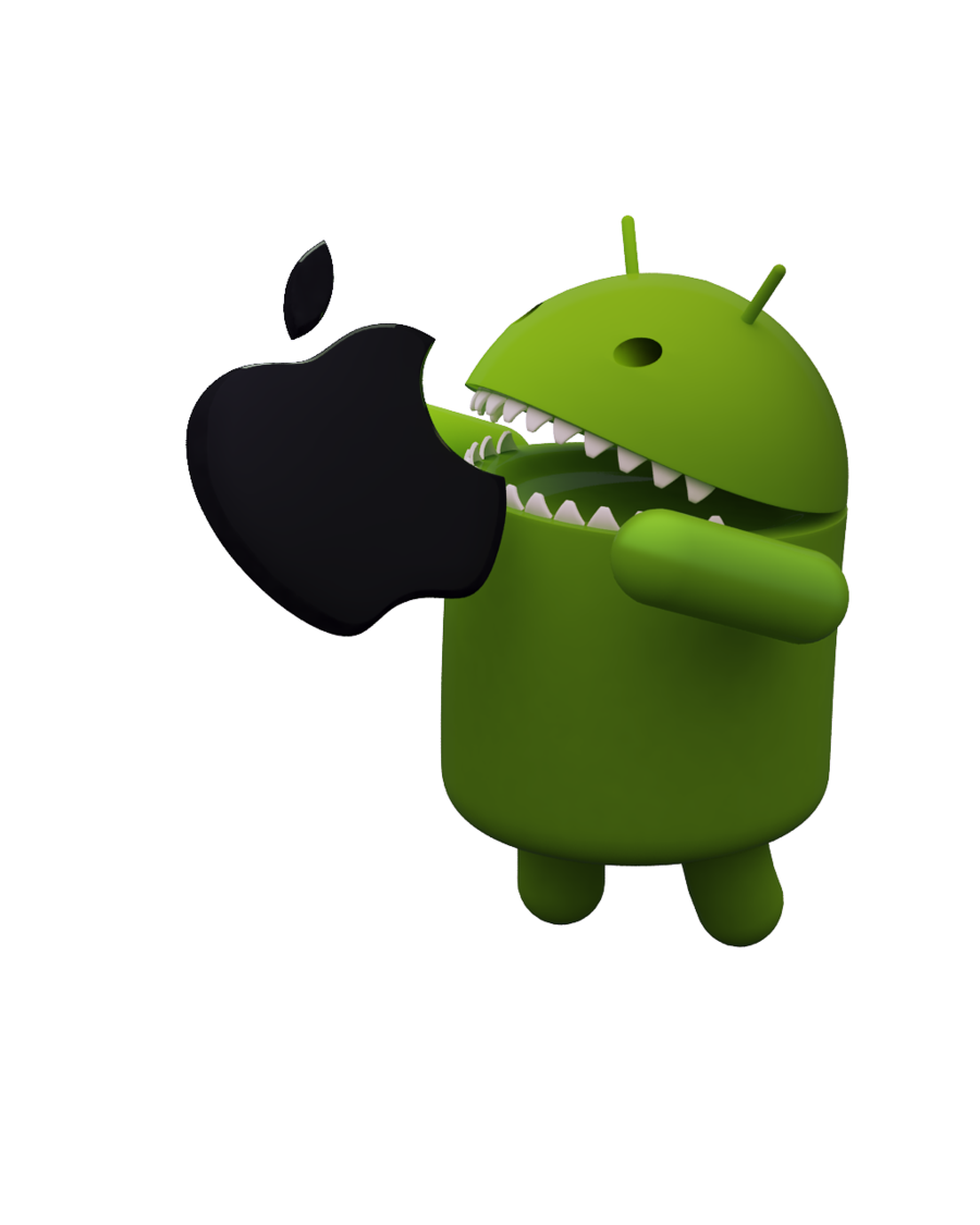 Android Vs Iphone Apple Free Download PNG HD Transparent PNG Image