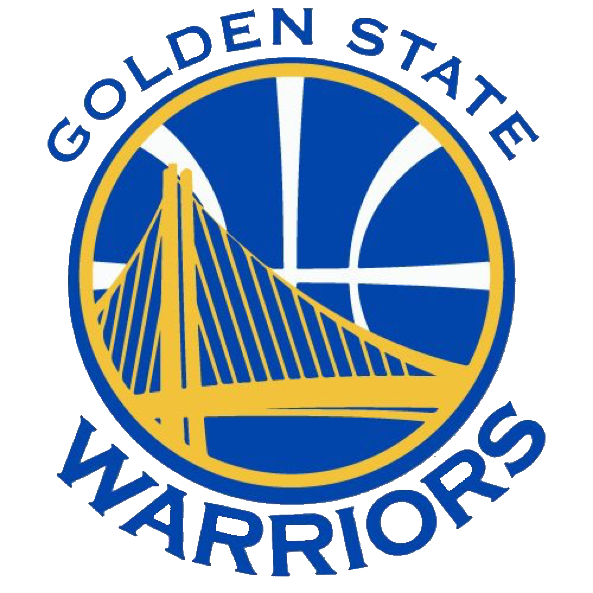 Golden Warriors Yellow State Logo Nba Line Transparent PNG Image