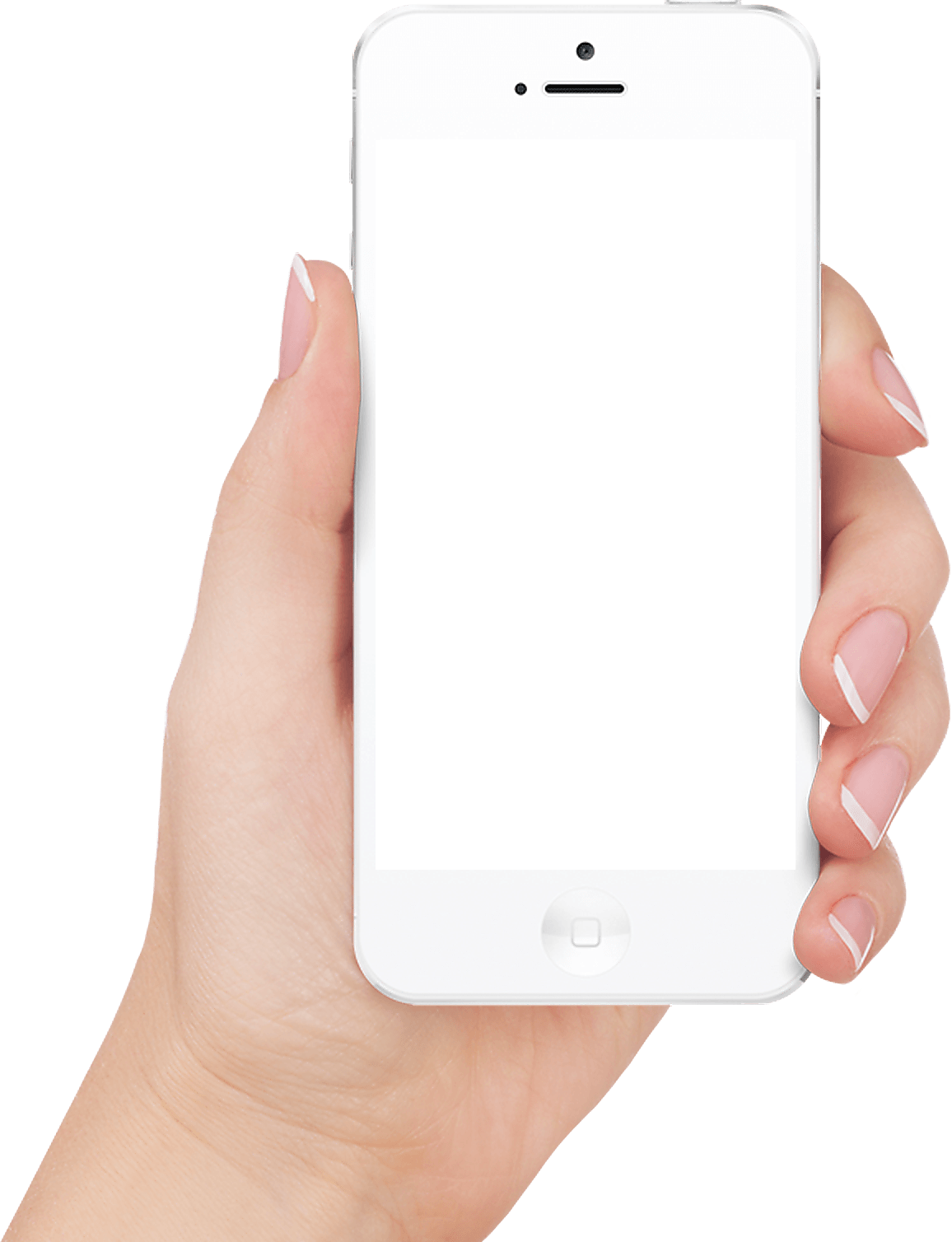 White Iphone In Hand Transparent Png Image Transparent PNG Image