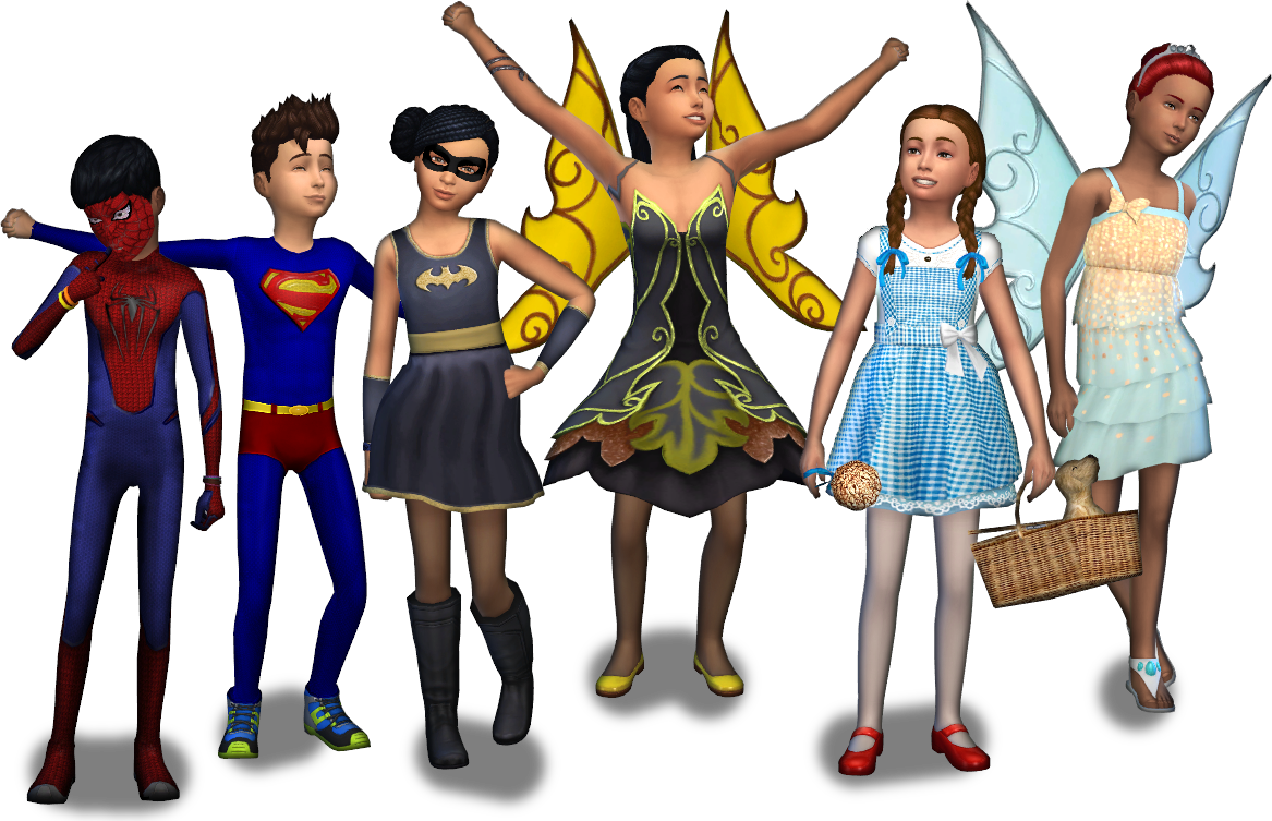 Sims Clothing Halloween Costume PNG File HD Transparent PNG Image