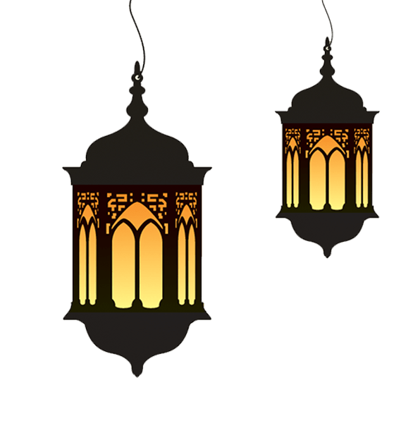 Ramadan Lights Eid Al-Fitr Cartoon Lantern Transparent PNG Image