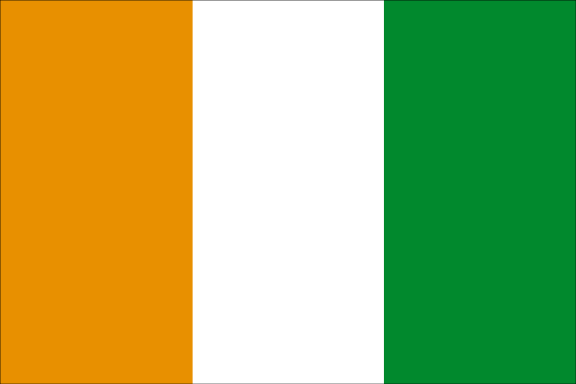 Ivory Coast Flag Picture Transparent PNG Image