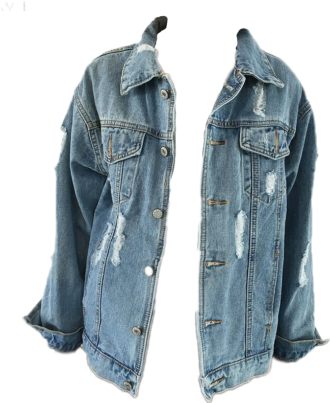 Jacket Blue Girl Denim PNG Download Free Transparent PNG Image