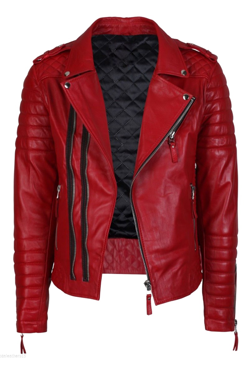 Leather Jacket Red Free Transparent Image HD Transparent PNG Image