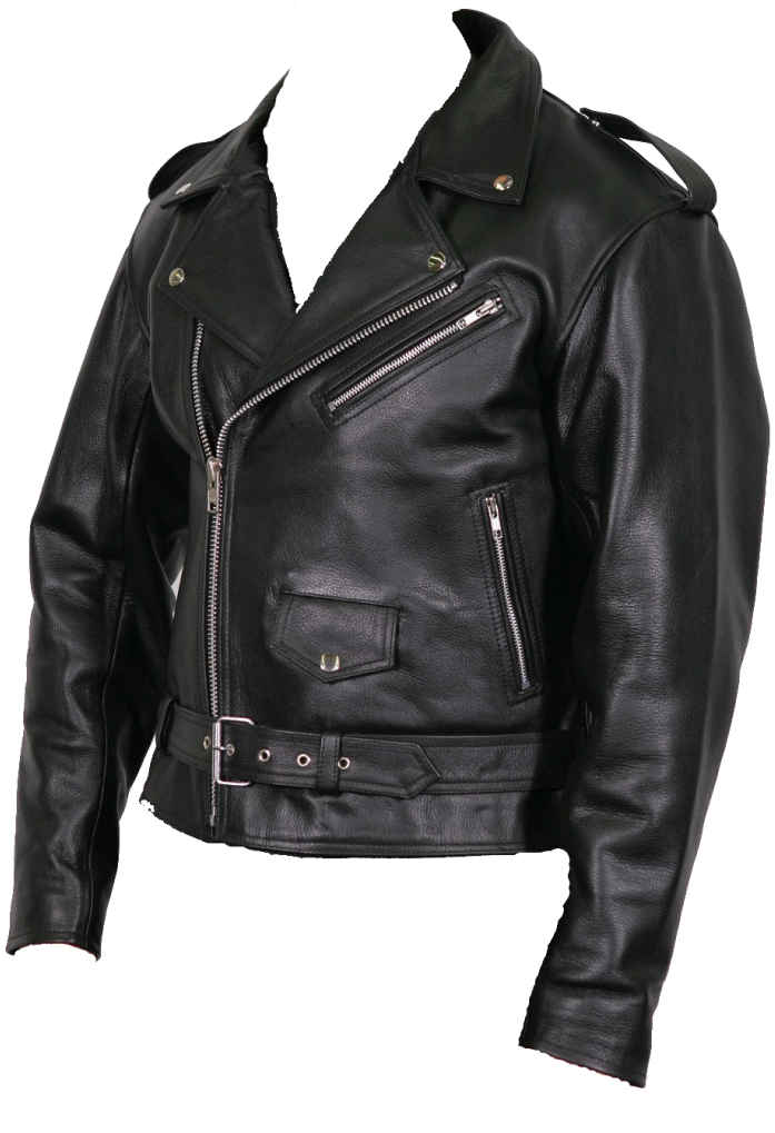 Leather Jacket Black Free Clipart HQ Transparent PNG Image