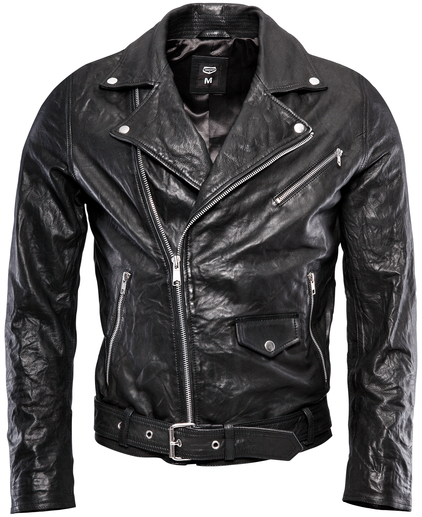 Leather Jacket Pic Black Download HQ Transparent PNG Image