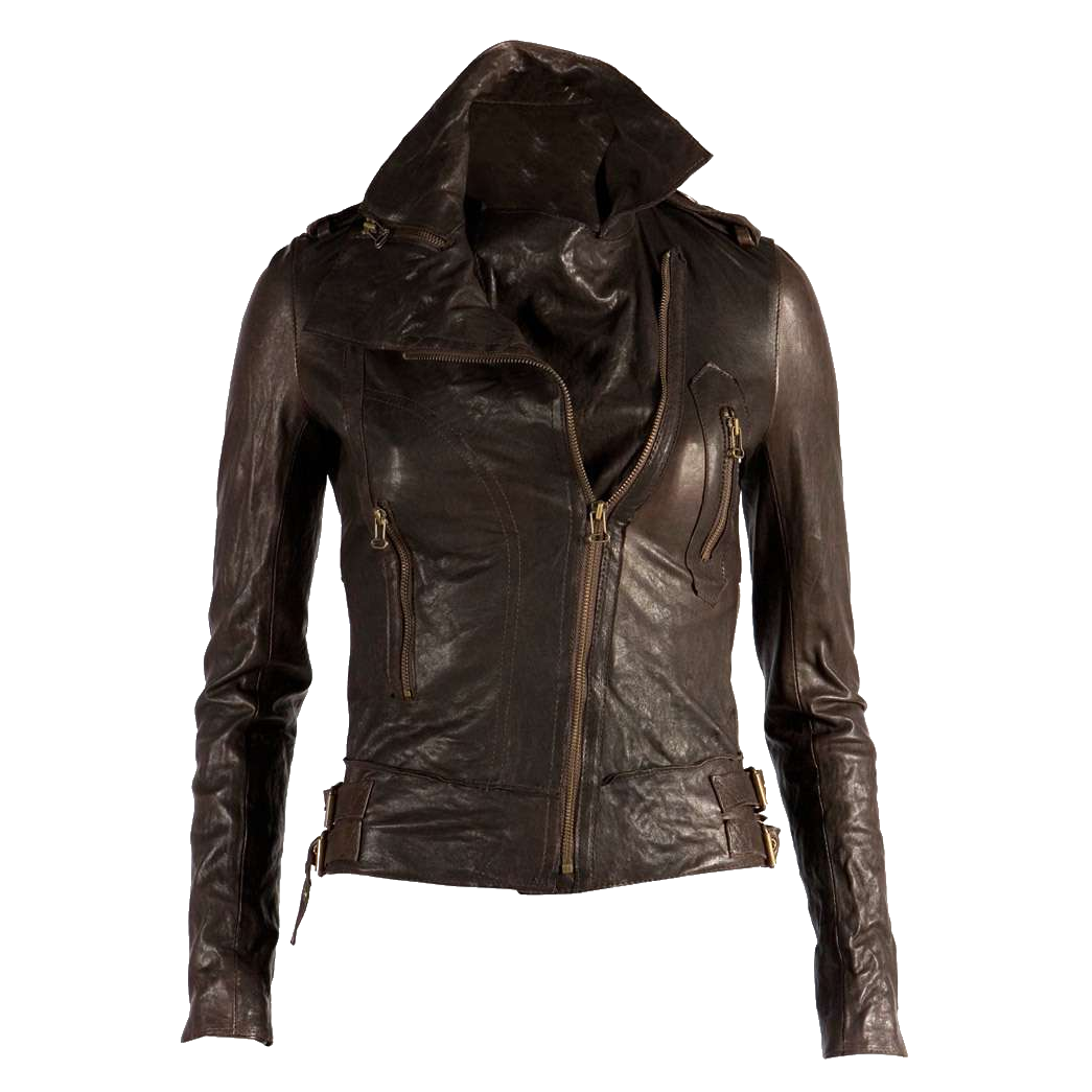 Leather Brown Jacket HD Image Free Transparent PNG Image