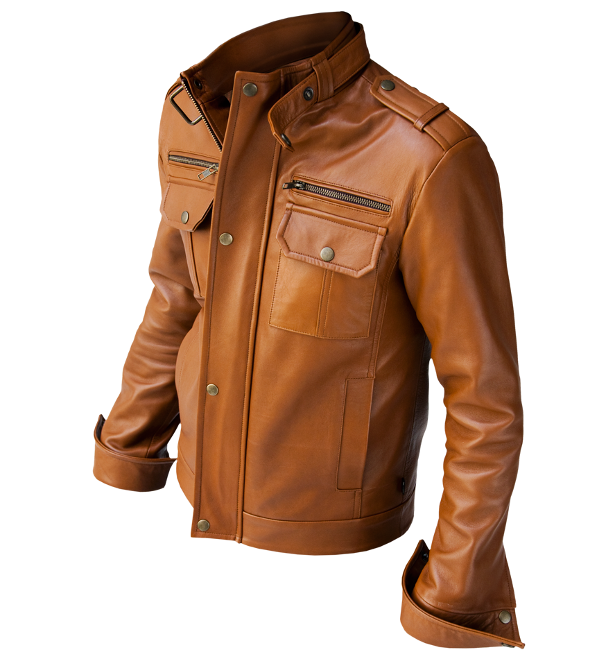 Leather Brown Jacket PNG File HD Transparent PNG Image