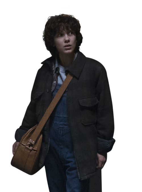 Shoulder Brown Stranger Bobby Things Standing Eleven Transparent PNG Image