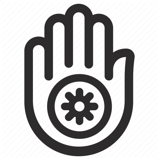 Jainism Symbol Hand Free Download Image Transparent PNG Image