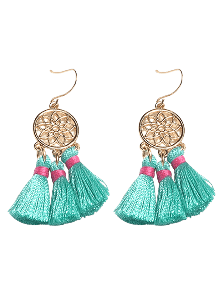 Bohemia Fower D'Oreilles Jewellery Dreamcatcher Earring Parure Transparent PNG Image