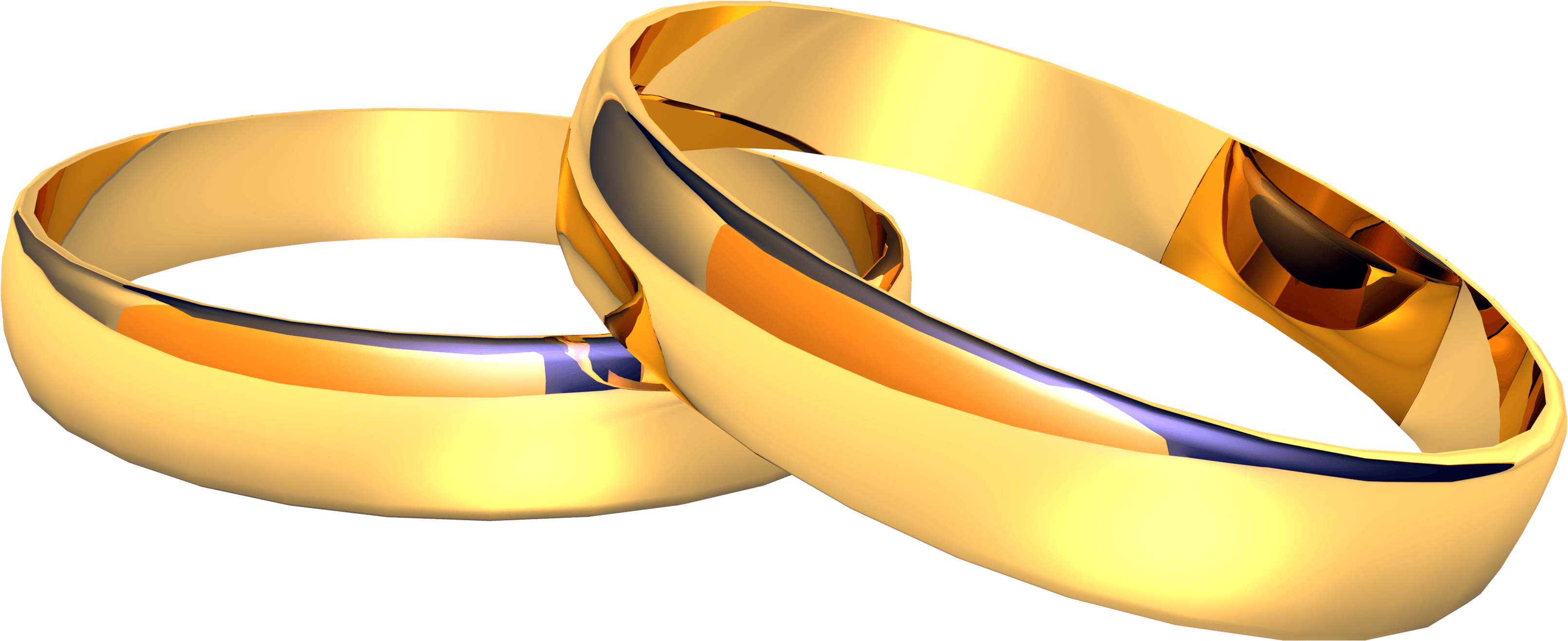 Wedding Golden Rings Png Image Transparent PNG Image