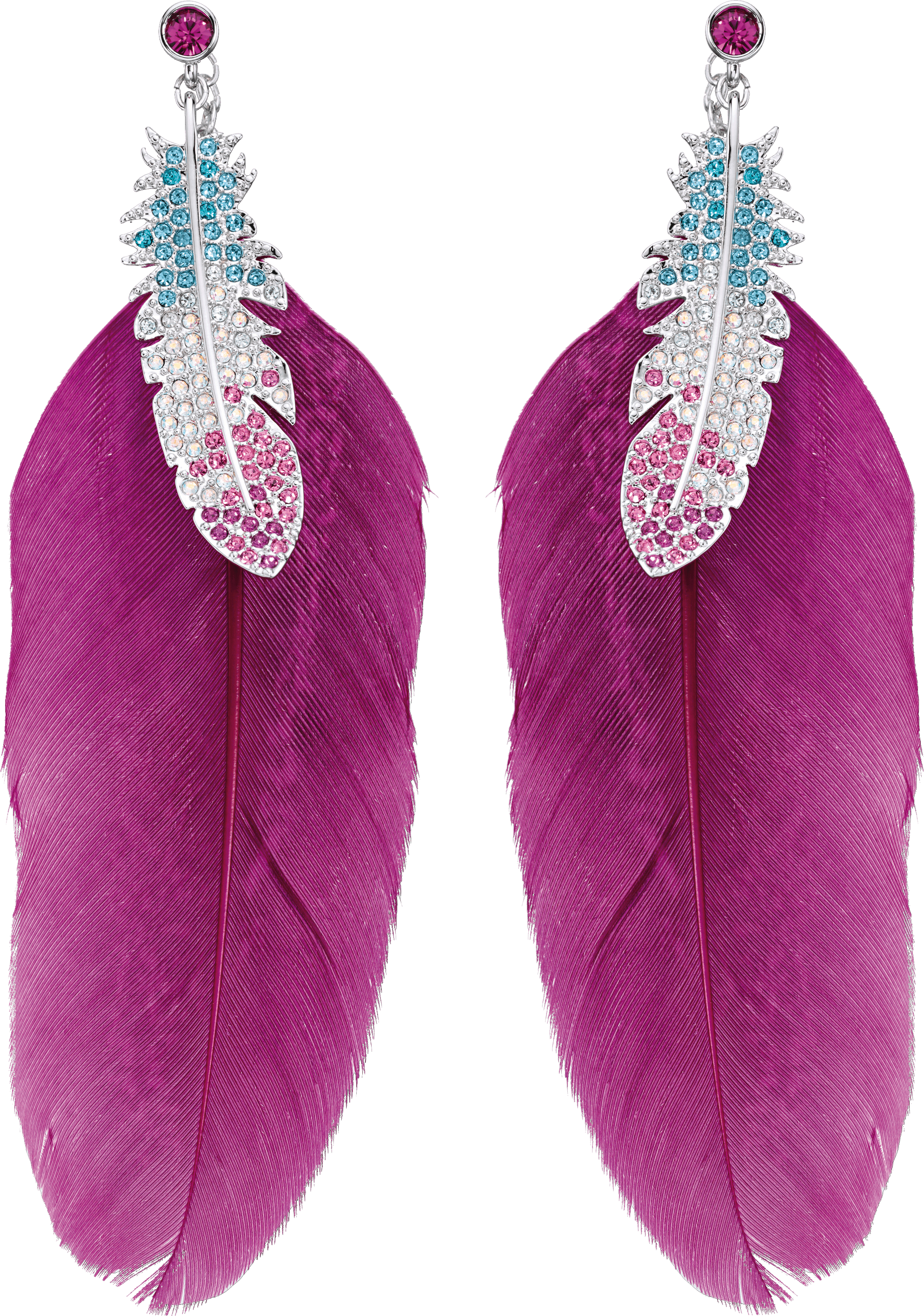 Feather Earrings Png Image Transparent PNG Image