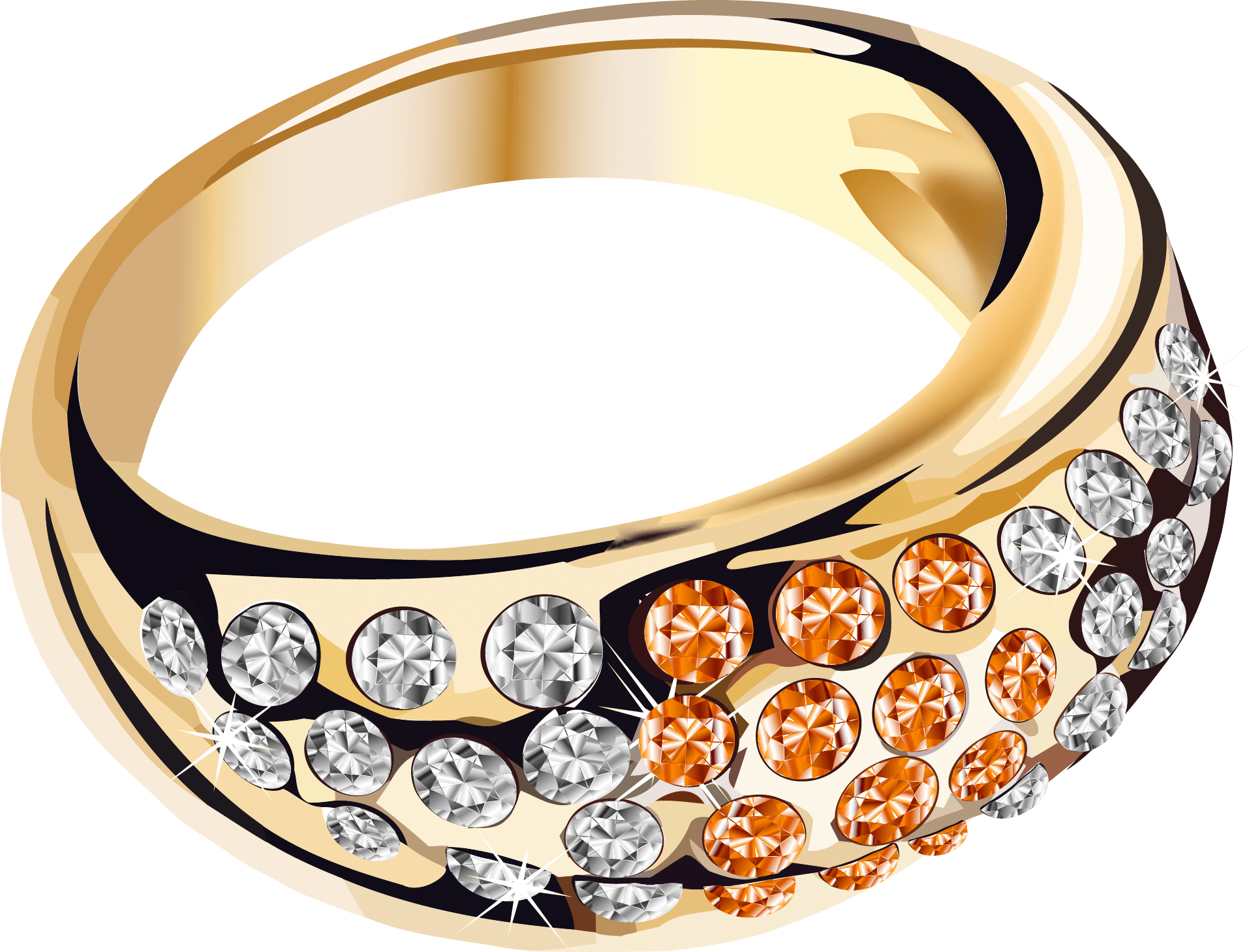 Gold Ring Png Transparent PNG Image