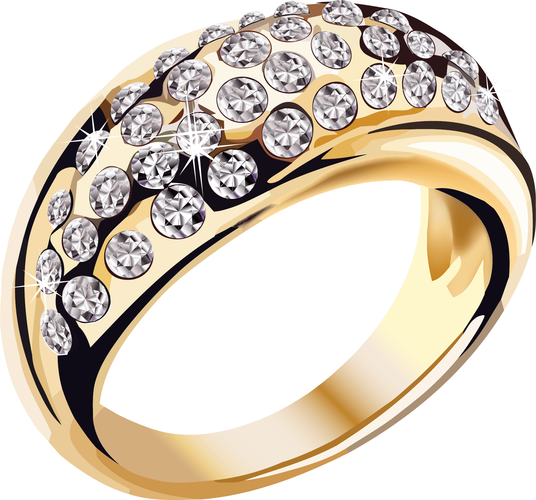 Gold Ring Png Transparent PNG Image