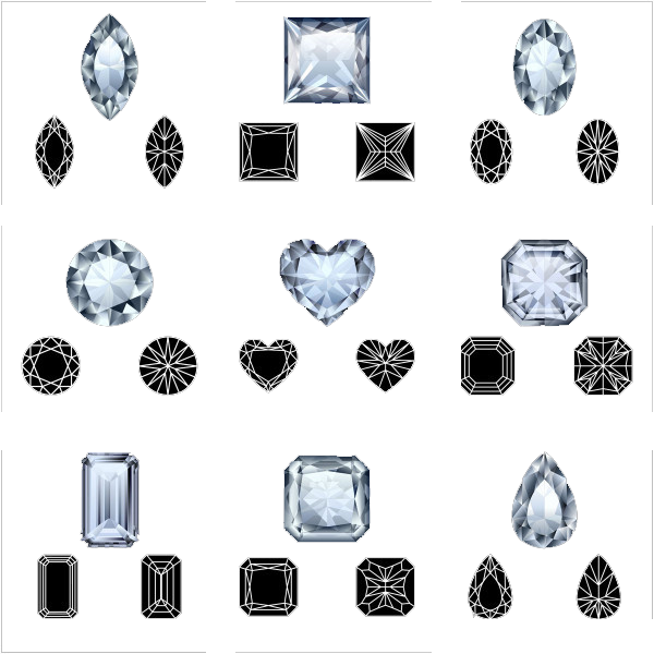 Blue Diamond Gemstone Vecteur Jewellery Download HD PNG Transparent PNG Image