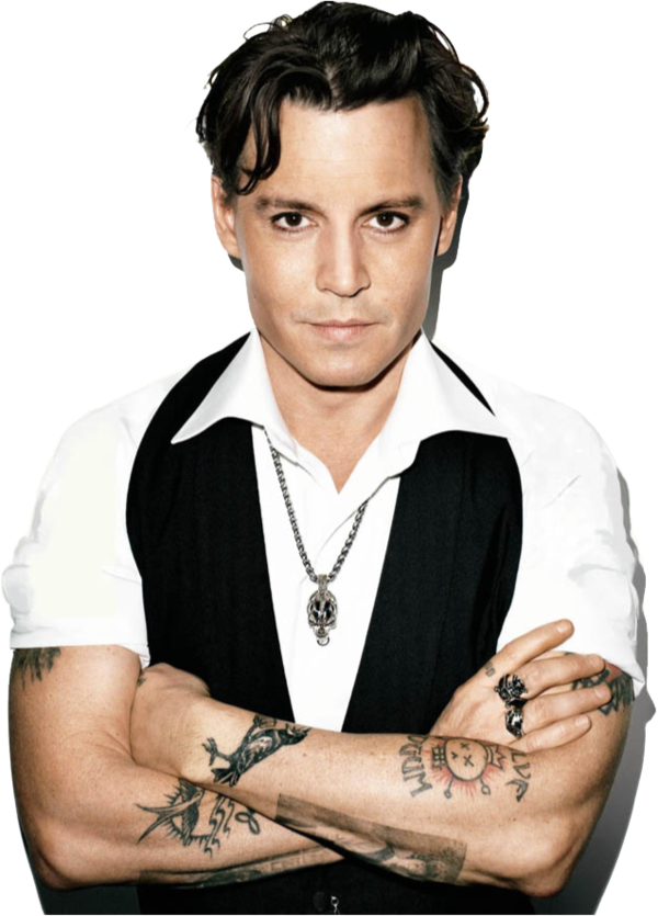 Johnny Actor Depp Free Clipart HQ Transparent PNG Image