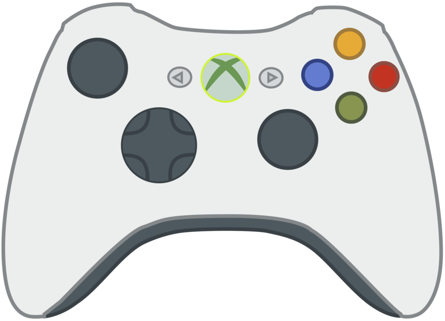 All Game Accessory Controller Black Video Xbox Transparent PNG Image