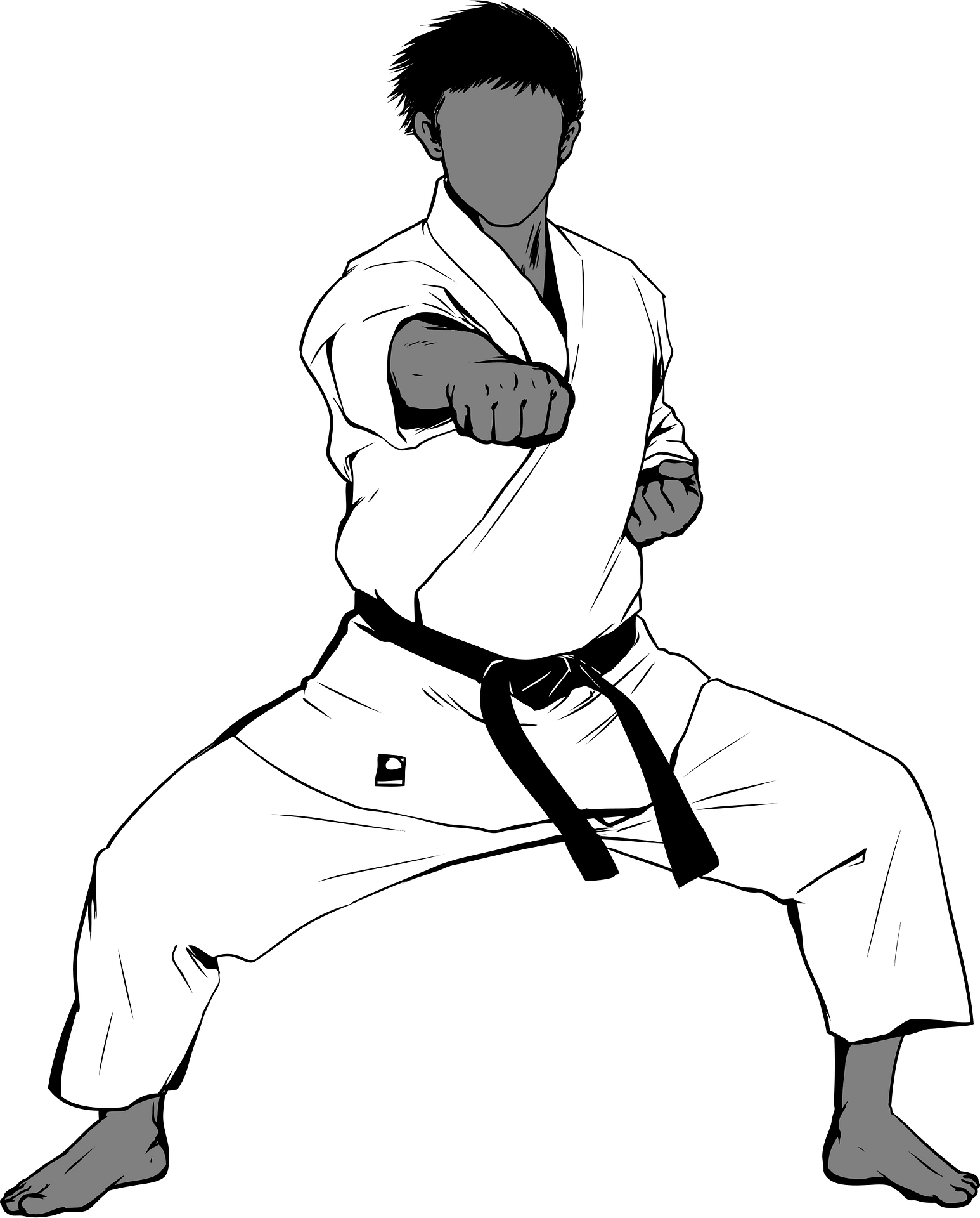 Karate Martial Male Fighter HD Image Free Transparent PNG Image