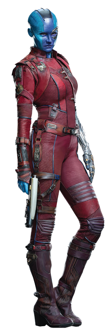 Superhero Vol Of Armour Nebula Gamora Guardians Transparent PNG Image