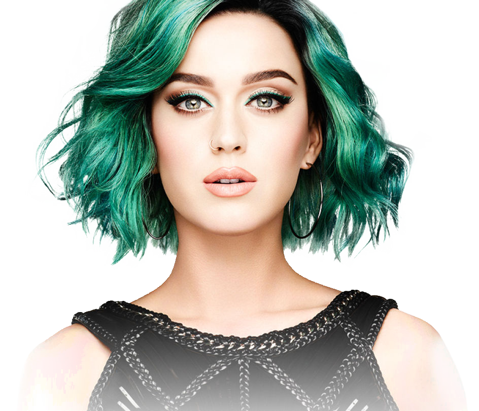 Hair Katy Perry Green Free Download PNG HQ Transparent PNG Image