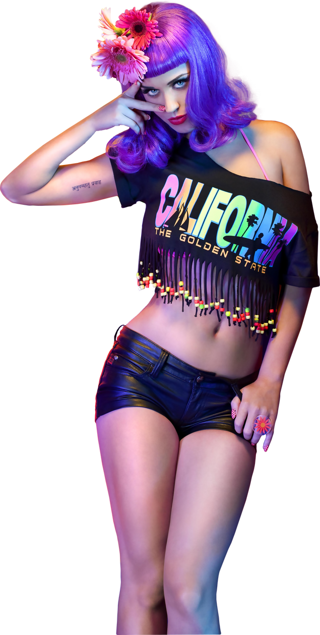 Purple Katy Hair Perry Download HQ Transparent PNG Image