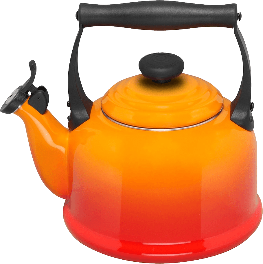 Orange Kettle Png Image Transparent PNG Image