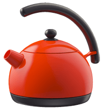 Orange Kettle Png Image Transparent PNG Image