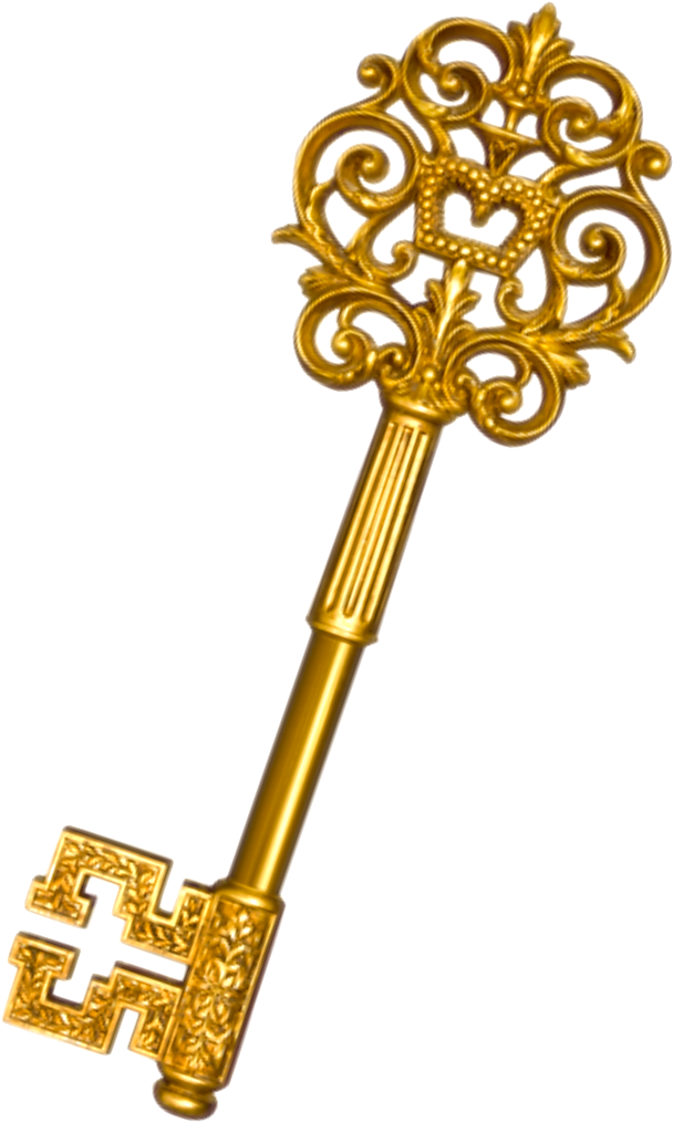 Golden Key PNG Free Photo Transparent PNG Image