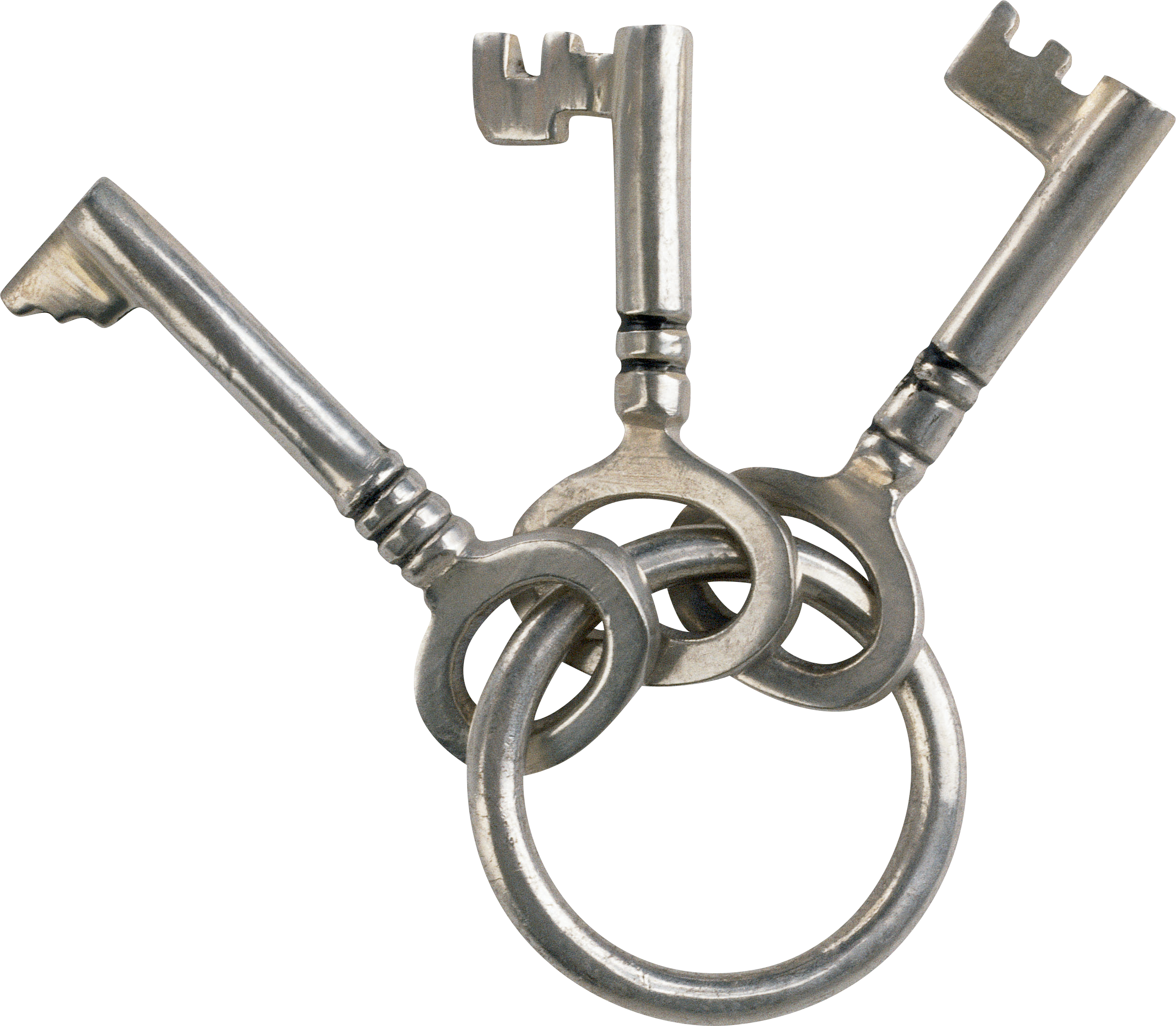 House Silver Key Free Clipart HQ Transparent PNG Image