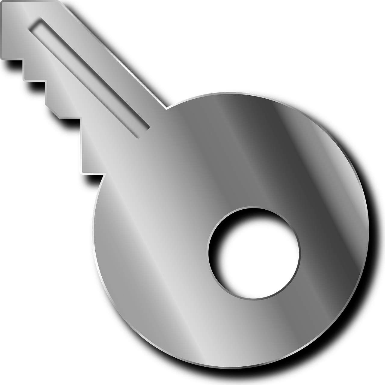 Vector Pic Silver Key Free Download PNG HD Transparent PNG Image