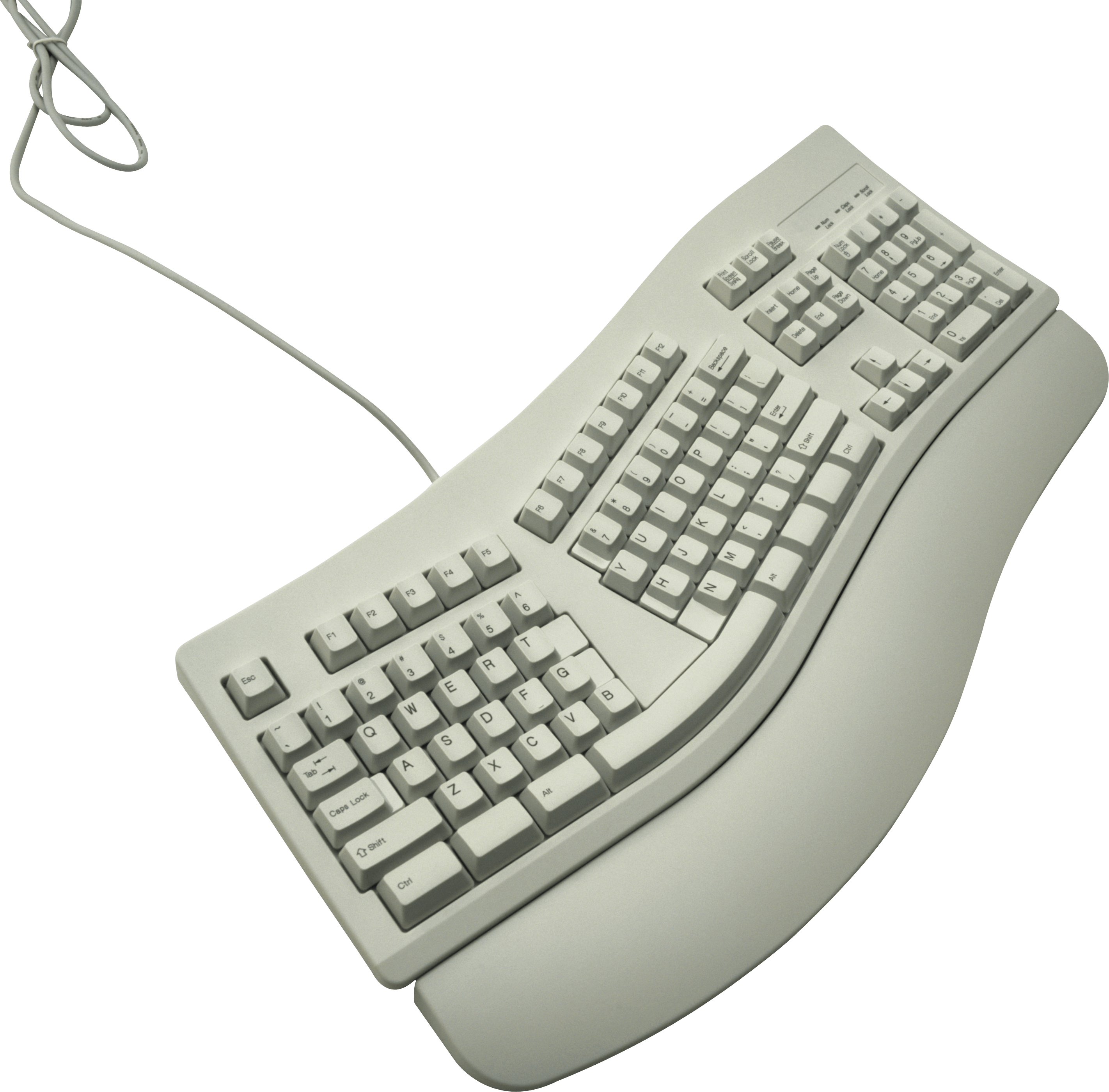 White Keyboard Png Image Transparent PNG Image