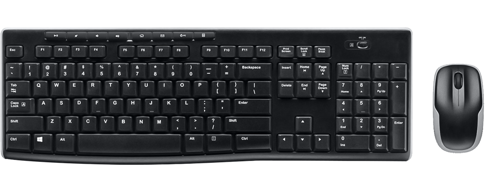 And Mouse Black Keyboard Download HQ Transparent PNG Image