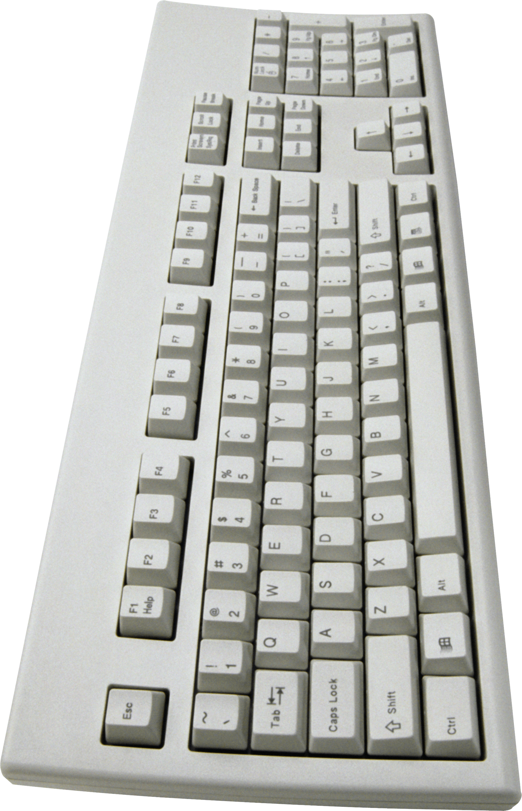 White Keyboard Png Image Transparent PNG Image