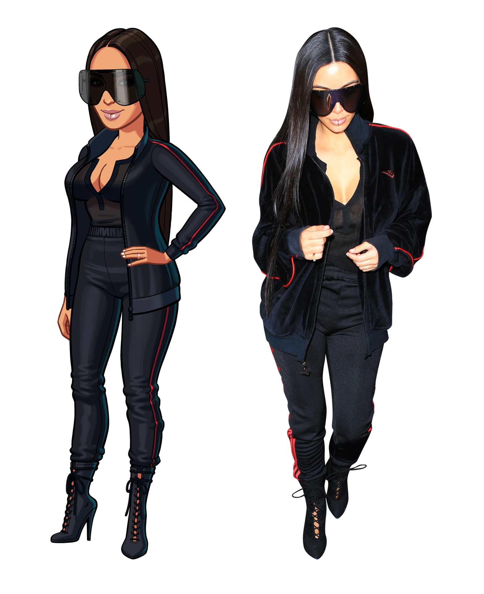 Kardashian Kim Free Clipart HQ Transparent PNG Image