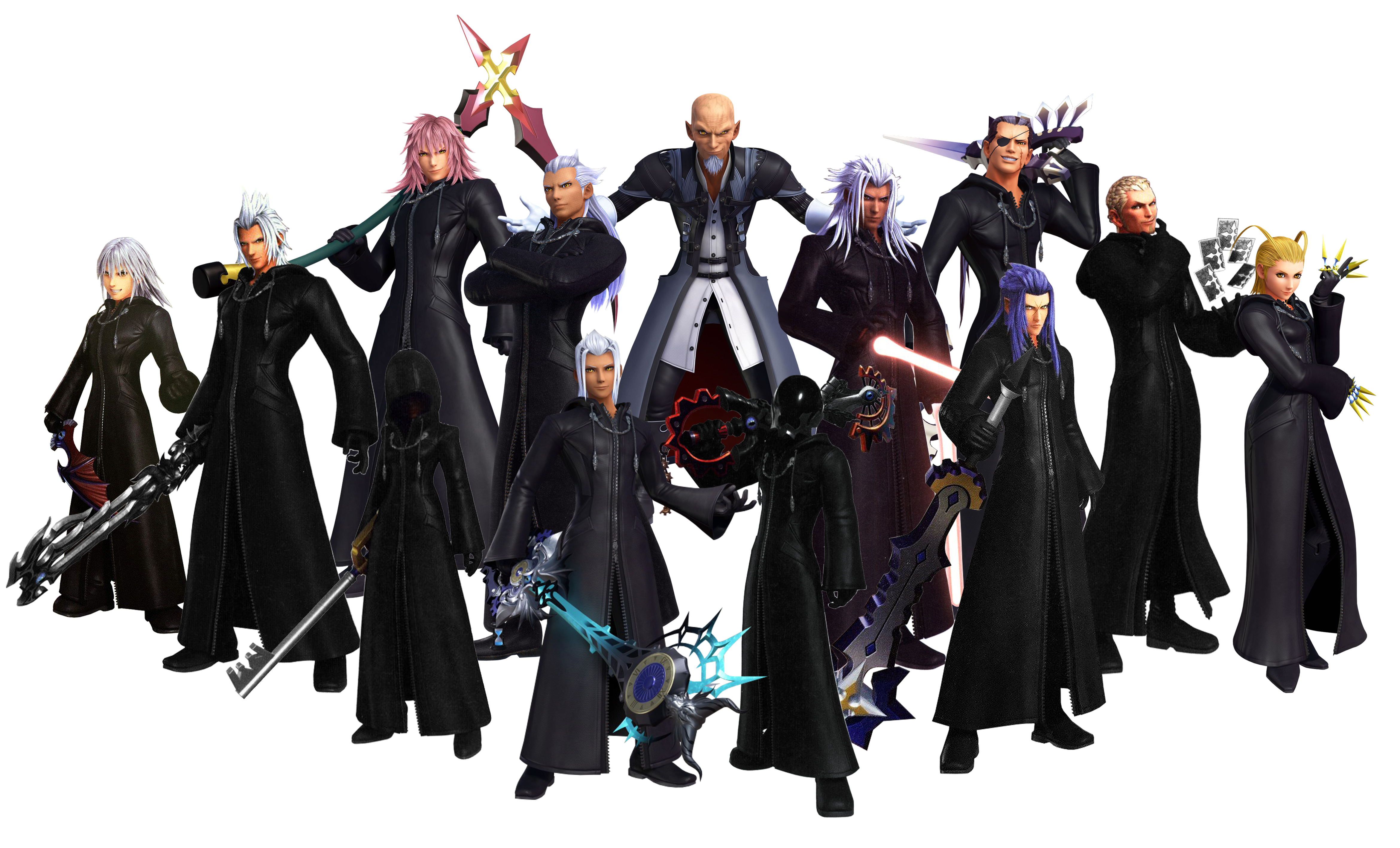 Kingdom Hearts Picture Xiii Organization Transparent PNG Image