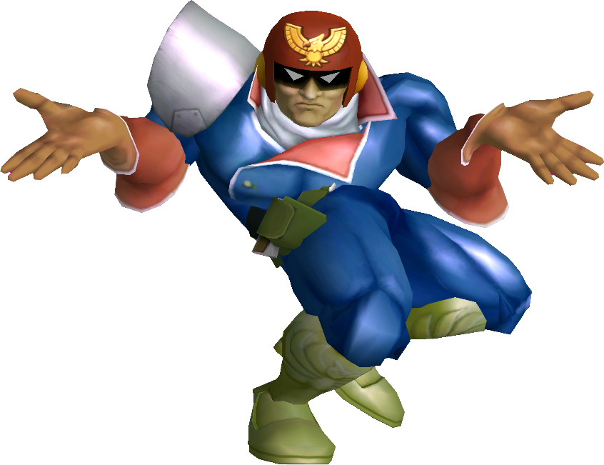 Smash Superhero Brawl Bros Melee Figurine Falcon Transparent PNG Image