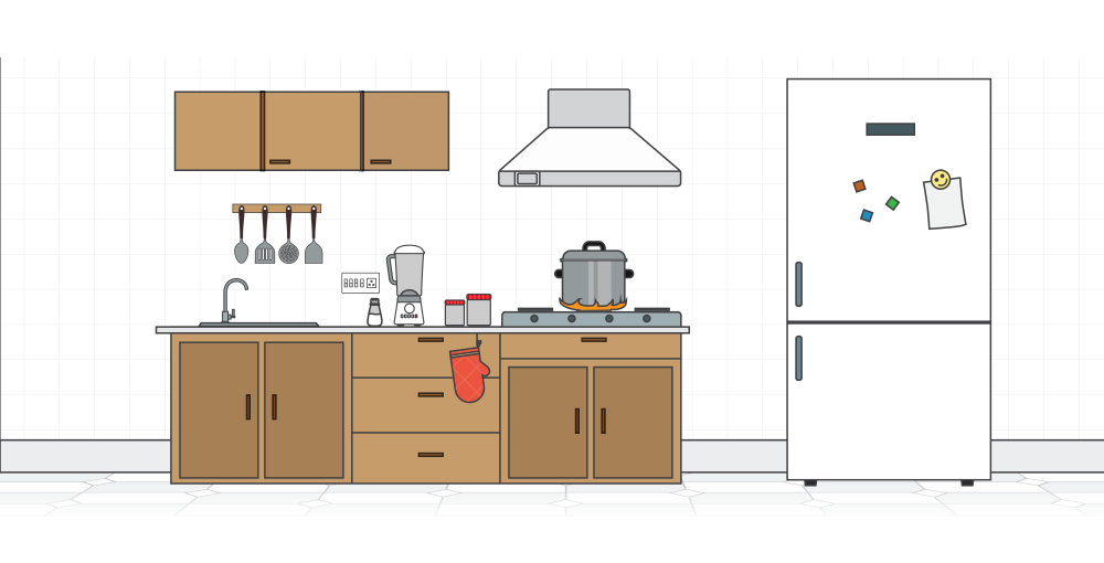 Vector Kitchen Free Clipart HQ Transparent PNG Image