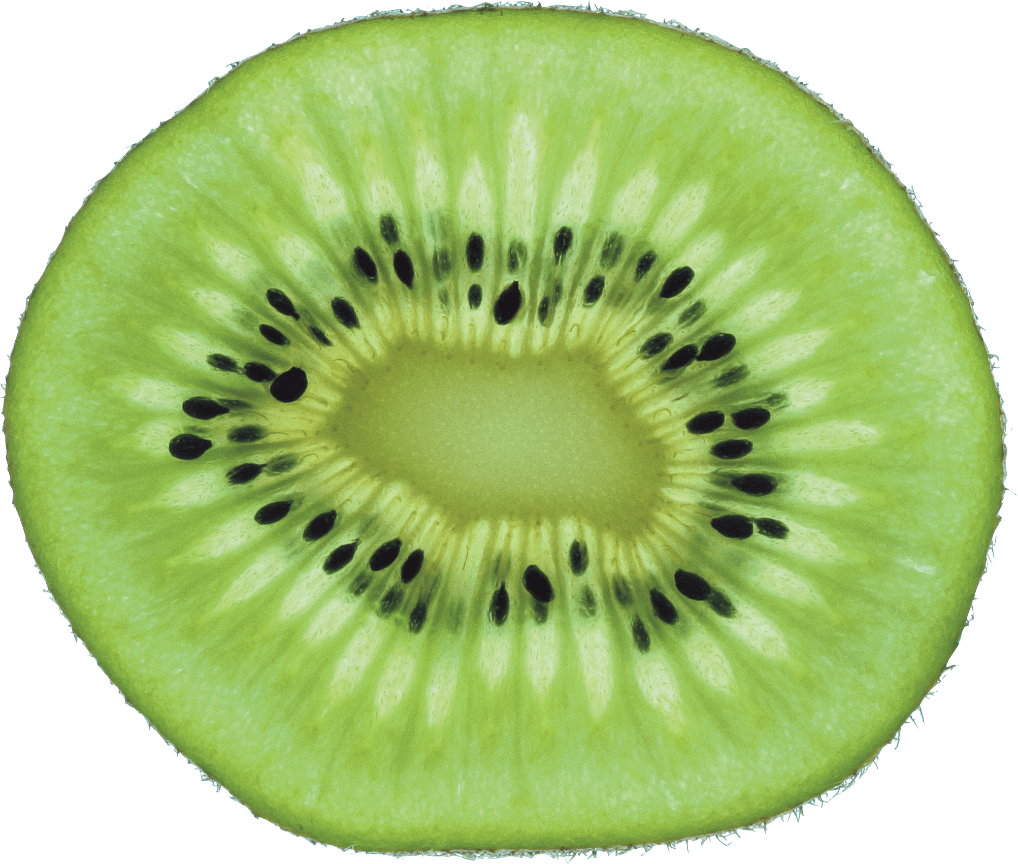 Green Cutted Kiwi Png Image Transparent PNG Image