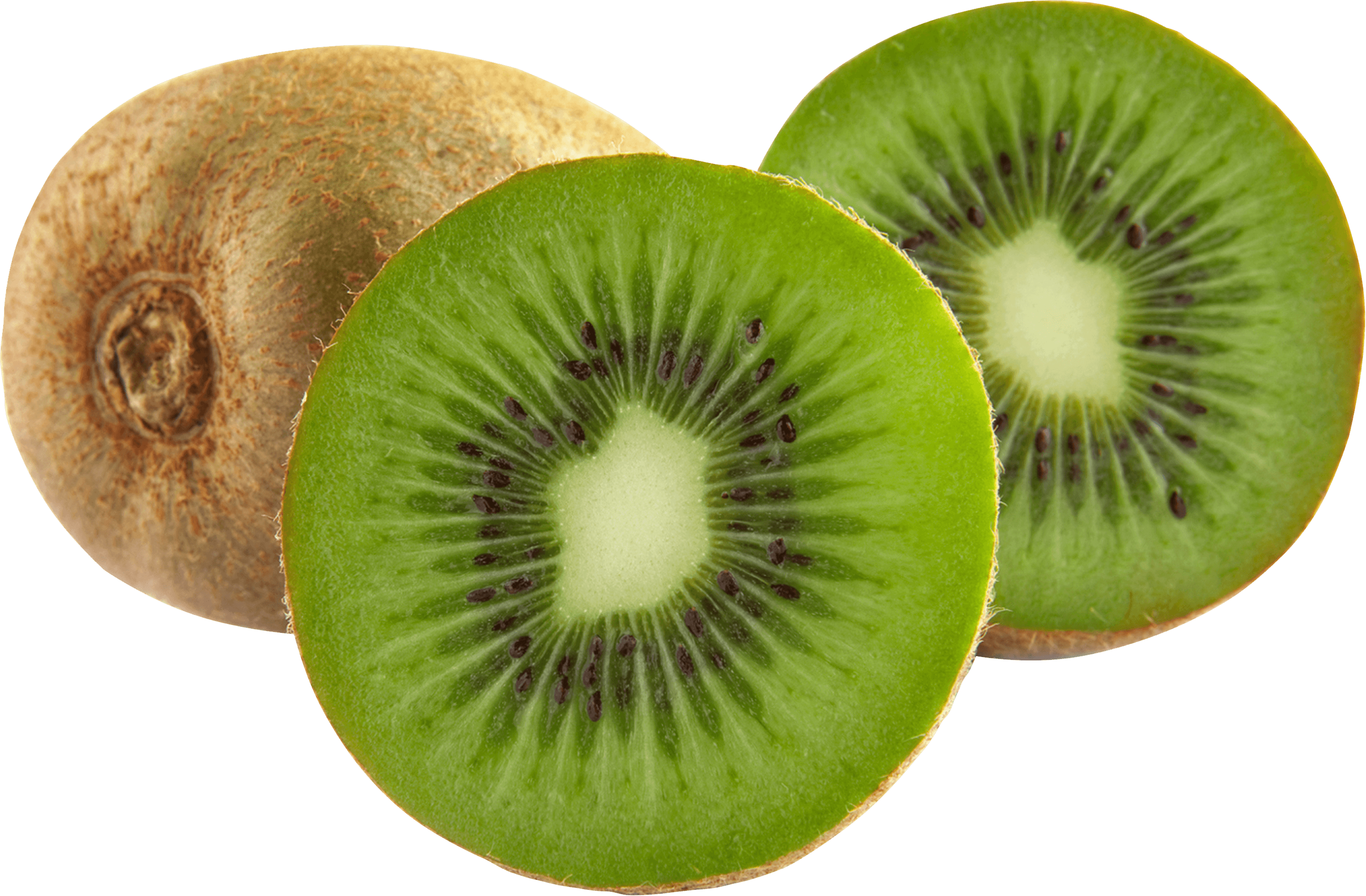 Green Cutted Kiwi Png Image Transparent PNG Image