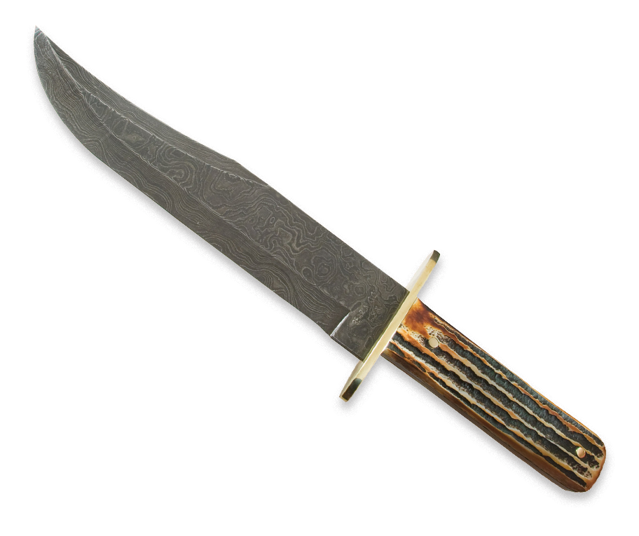 Damascus Bowie Knives Transparent PNG Image